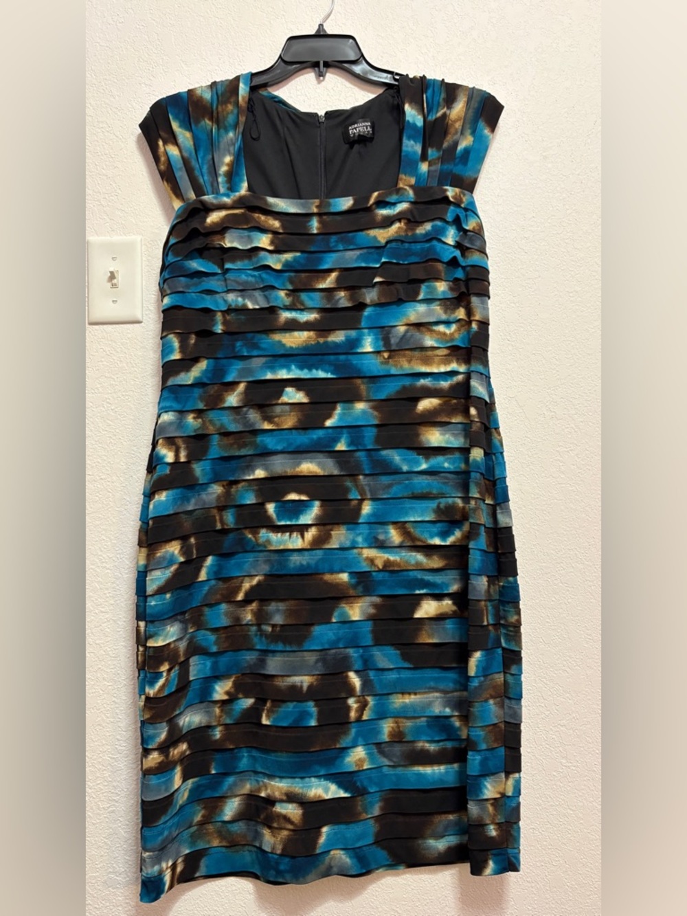 Adrianna Papell Pleated cocktail dress